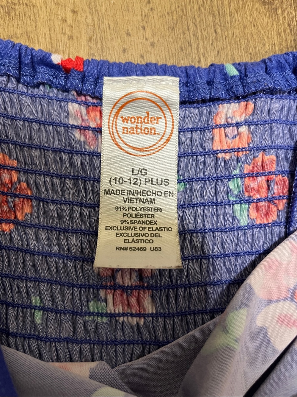 Wonder Nation size 10/12 Plus girls jumpsuit - Picture 3 of 9